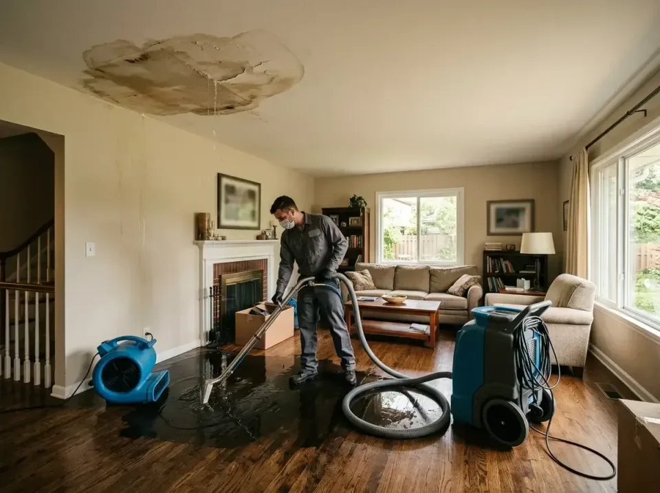 attic-pipe-burst-ceiling-drip-008 — frequently asked questions, Water Damage Restoration & Carpet Care in Camp Springs, MD